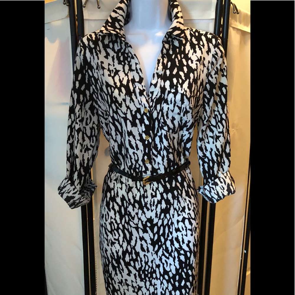 The limited print shirt dress